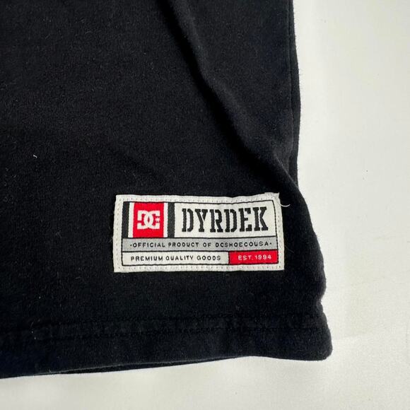 Y2K DC shoes Grunge Skate T Shirt ROB Dyrdek black faded Mens size XL - Picture 4 of 6